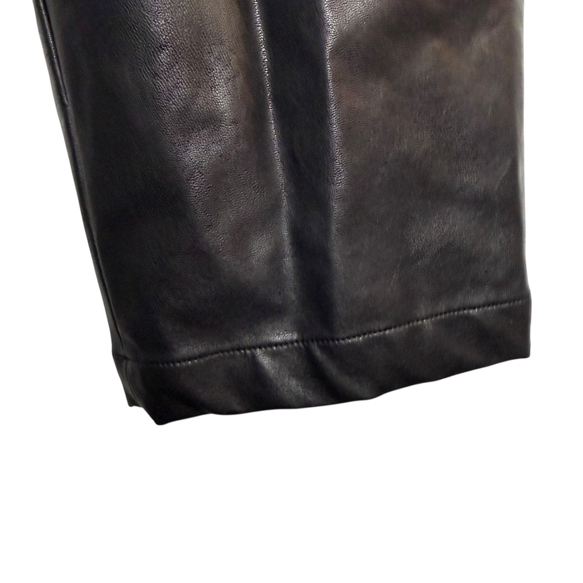 STIEN 21SS/FAKE LEATHER TROUSERS／フェイクレザーパンツST.231 古着・中古-3枚目のアイテム画像