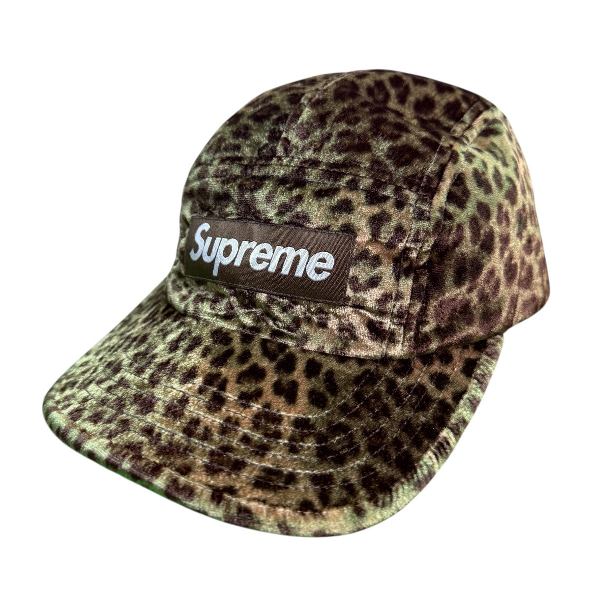 24SS/Leopard Velvet Camp Cap／レオパードベルベットキャンプキャップ