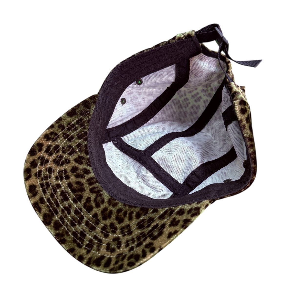 Supreme 24SS/Leopard Velvet Camp Cap／レオパードベルベットキャンプキャップ 古着・中古-6枚目のアイテム画像