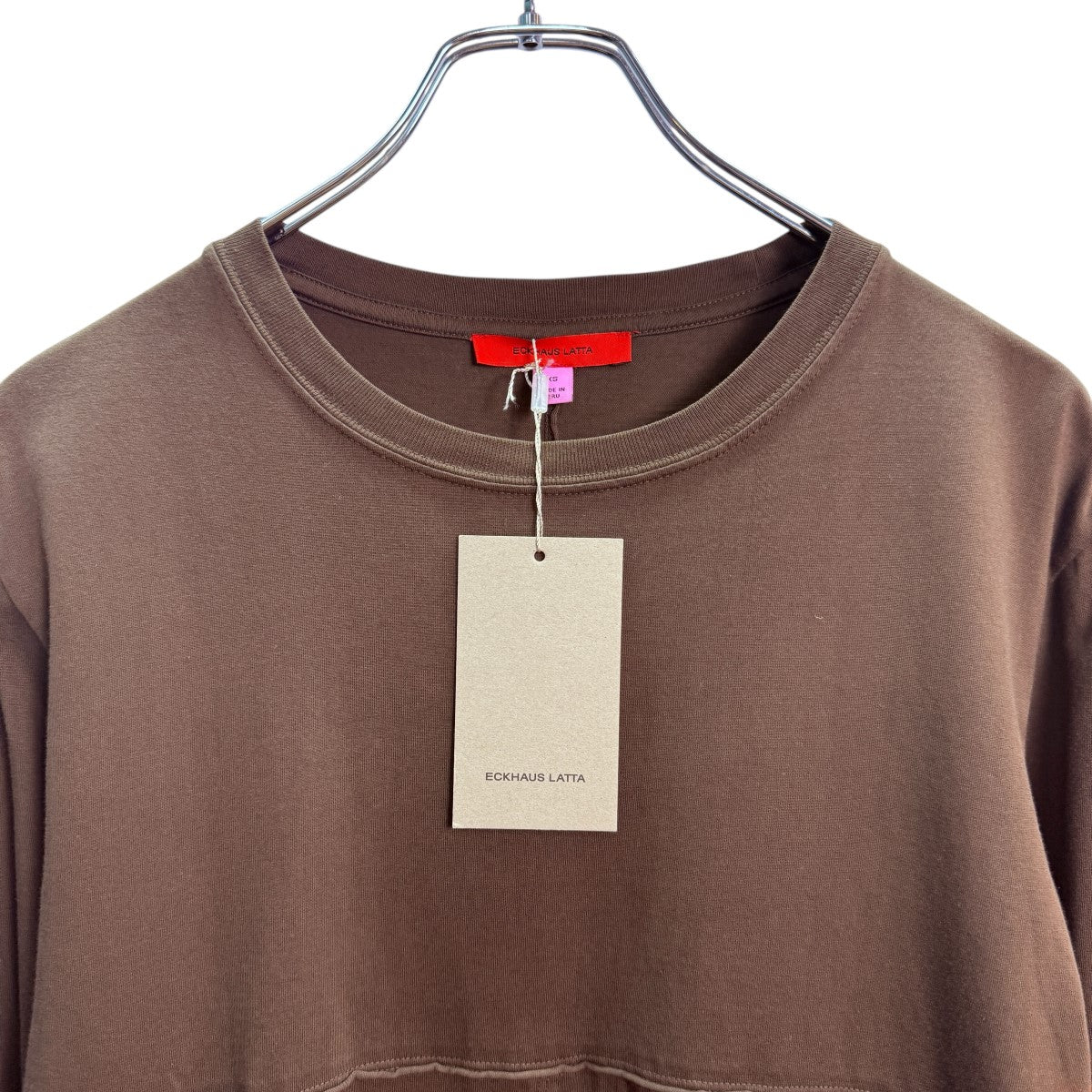 ECKHAUS LATTA LAPPED L／S TEE／ロングスリーブTシャツ ポルトガル製 古着・中古-3枚目のアイテム画像