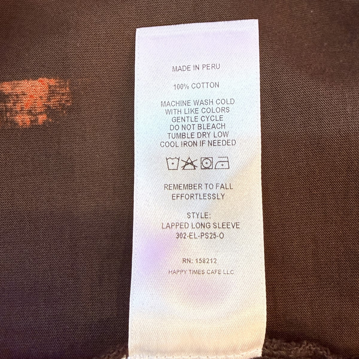 ECKHAUS LATTA LAPPED L／S TEE／ロングスリーブTシャツ ポルトガル製 古着・中古-7枚目のアイテム画像