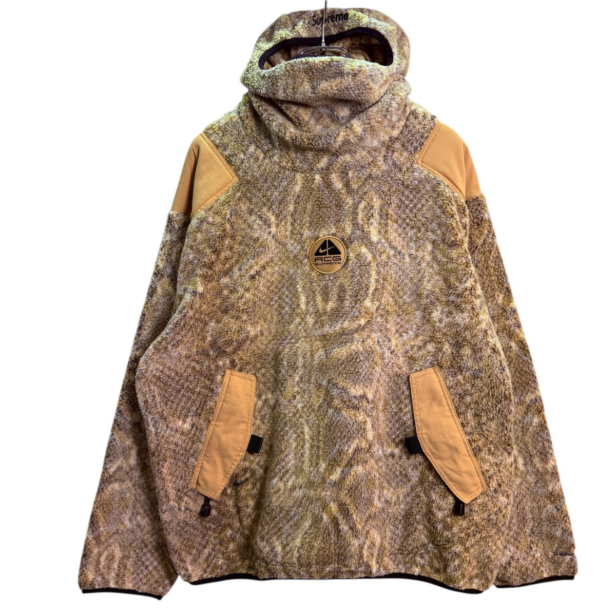 22AW/Fleece Pullover／ナイキ ACG フリースプルオーバー　Gold SnakeskinDN3256-277