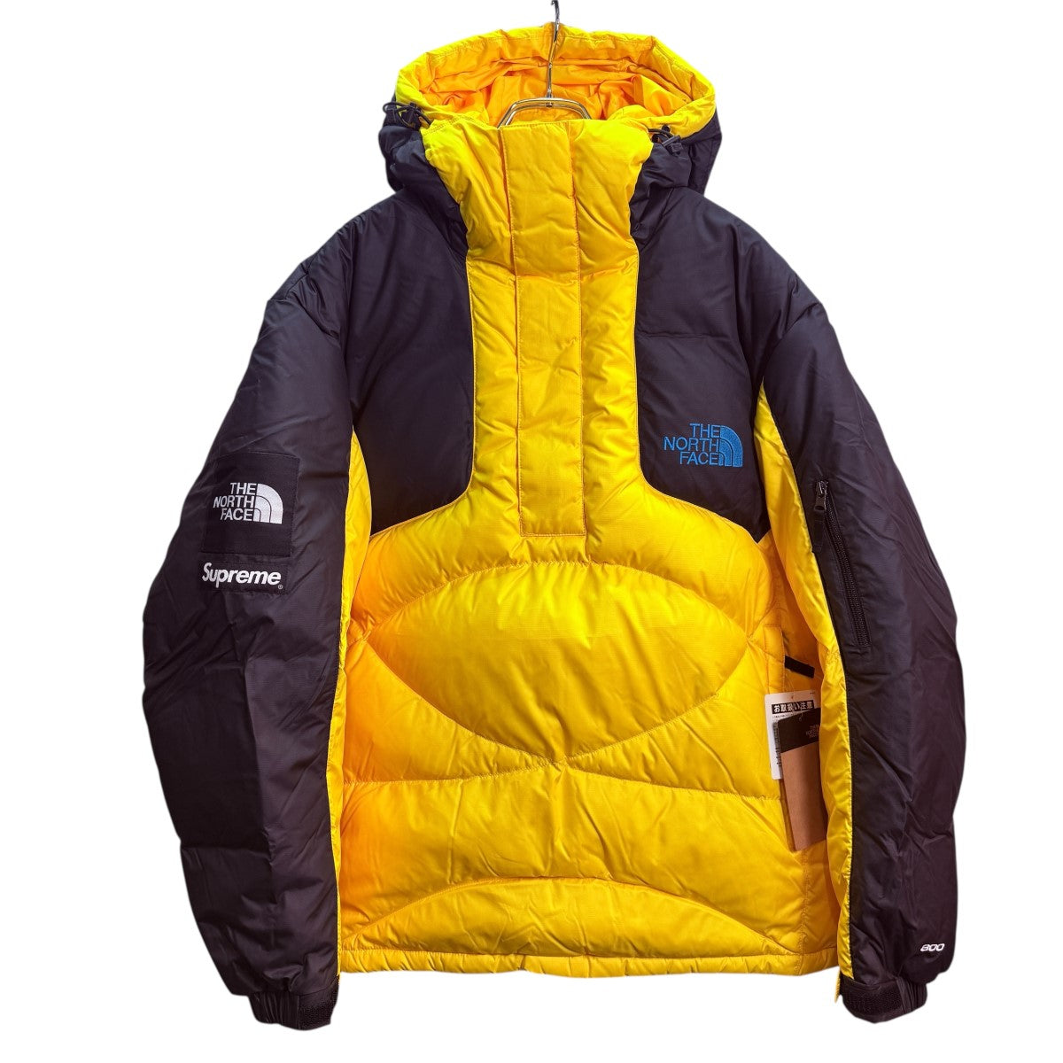 Supreme×THE NORTH FACE 22AW/800-Fill Half Zip Hooded Pullover／ザ・ノース・フェイス 800フィルハーフジップフードプルオーバーダウンND52205I 古着・中古-1枚目のアイテム画像