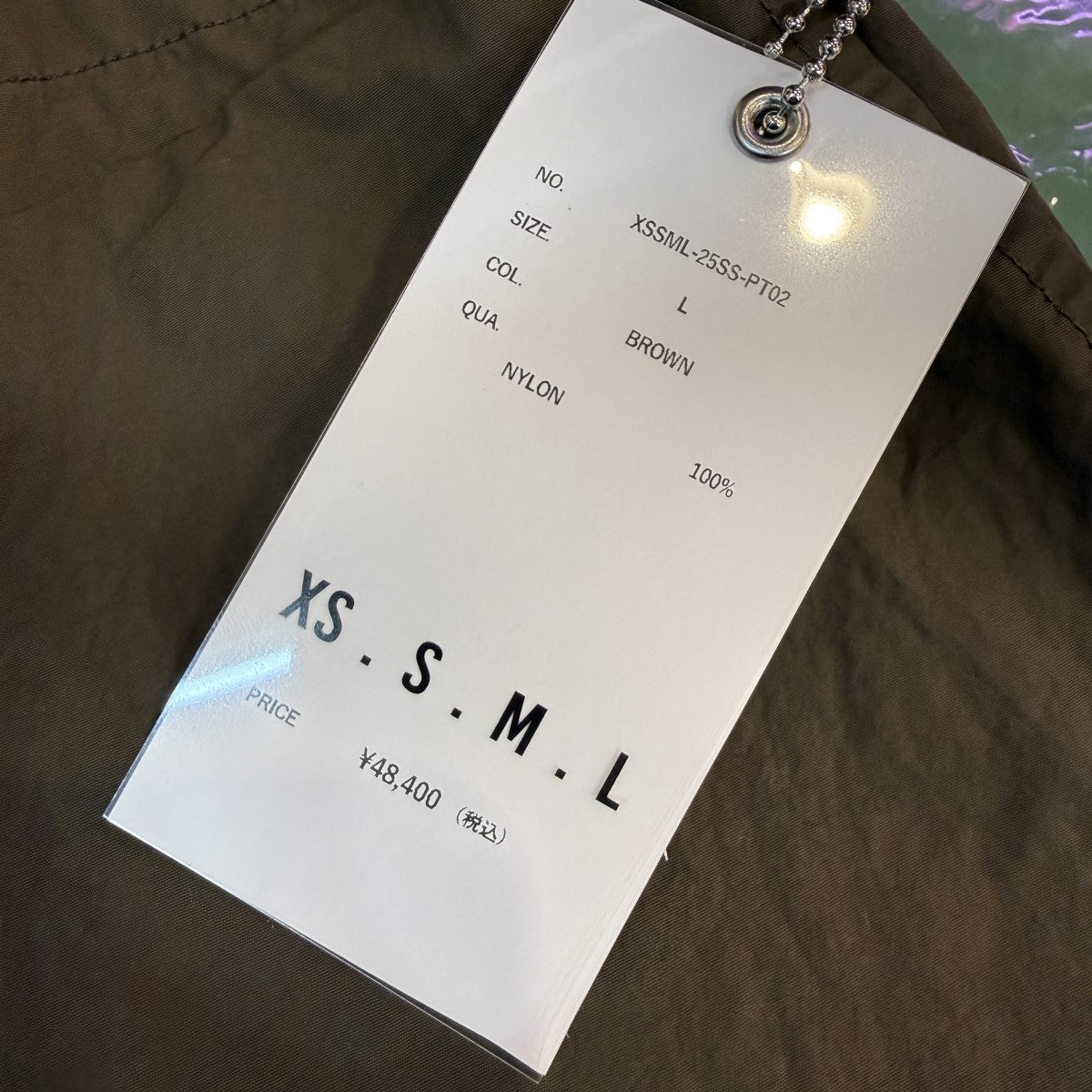 XS．S．M．L 25SS/Garment Dyed Cargo PantsガーメントダイカーゴパンツXSSML-25SS-PT02 古着・中古-5枚目のアイテム画像