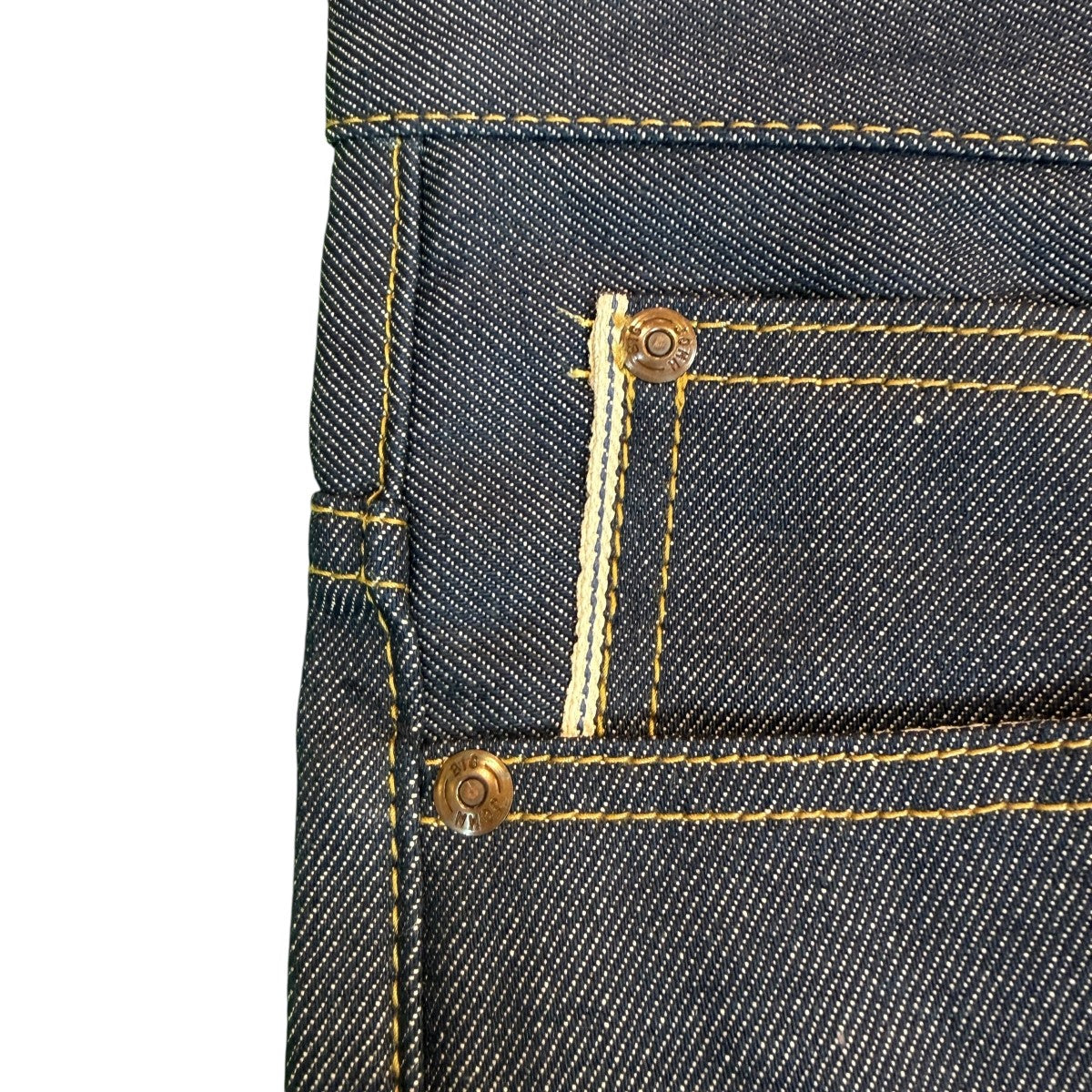BIG JOHN 106 M1 TIGHT STRAIGHT／デニムパンツM106-GUNJYO 古着・中古-6枚目のアイテム画像