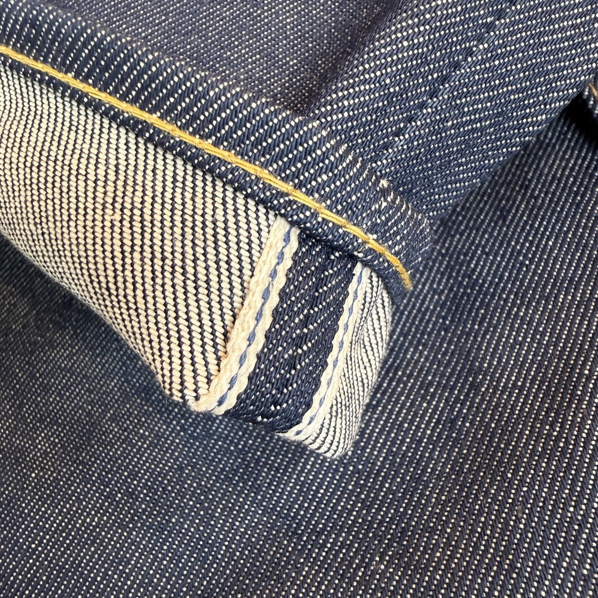 BIG JOHN 106 M1 TIGHT STRAIGHT／デニムパンツM106-GUNJYO 古着・中古-7枚目のアイテム画像