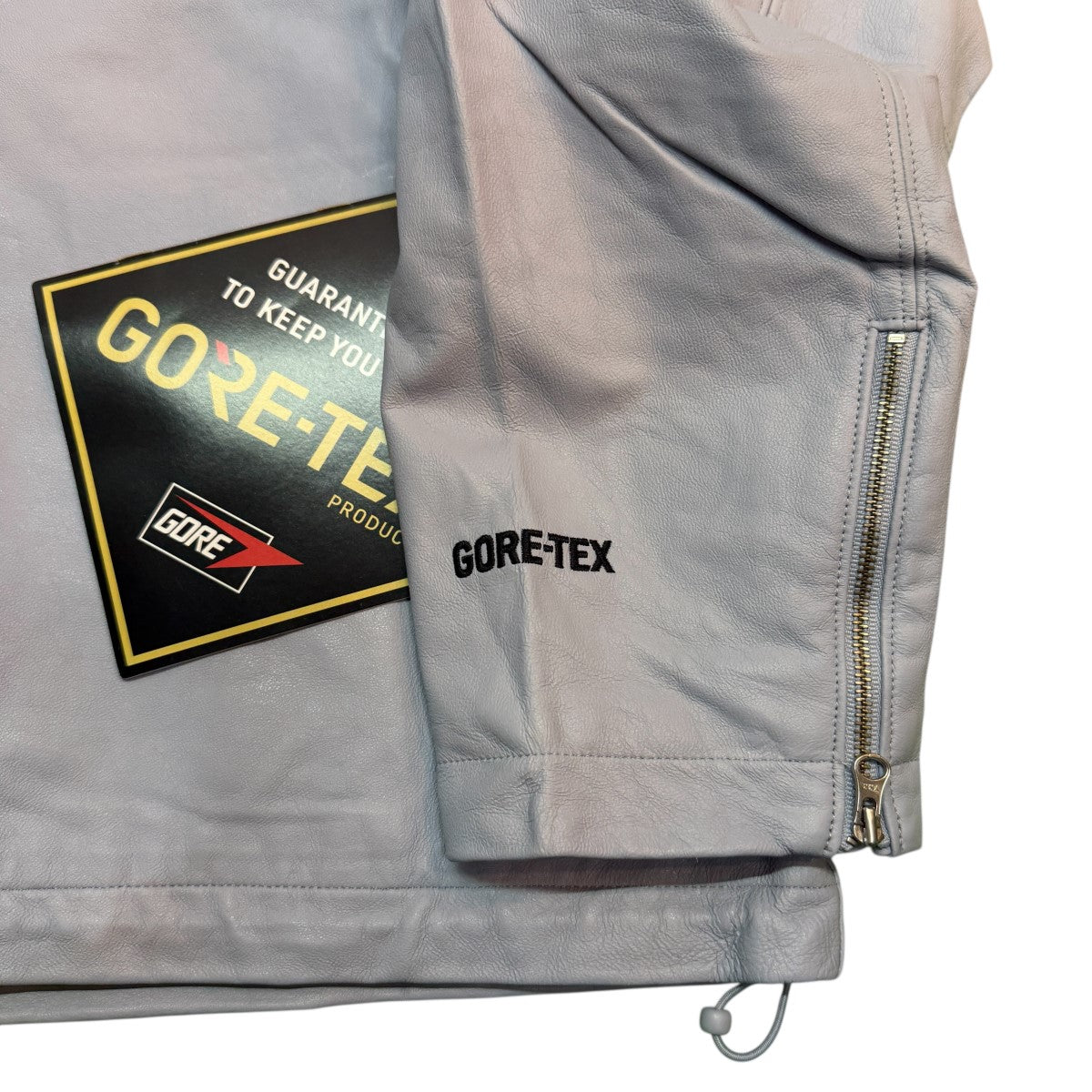 Supreme 22SS/GORE-TEX Leather Jacket／ゴアテックスレザージャケット 古着・中古-4枚目のアイテム画像
