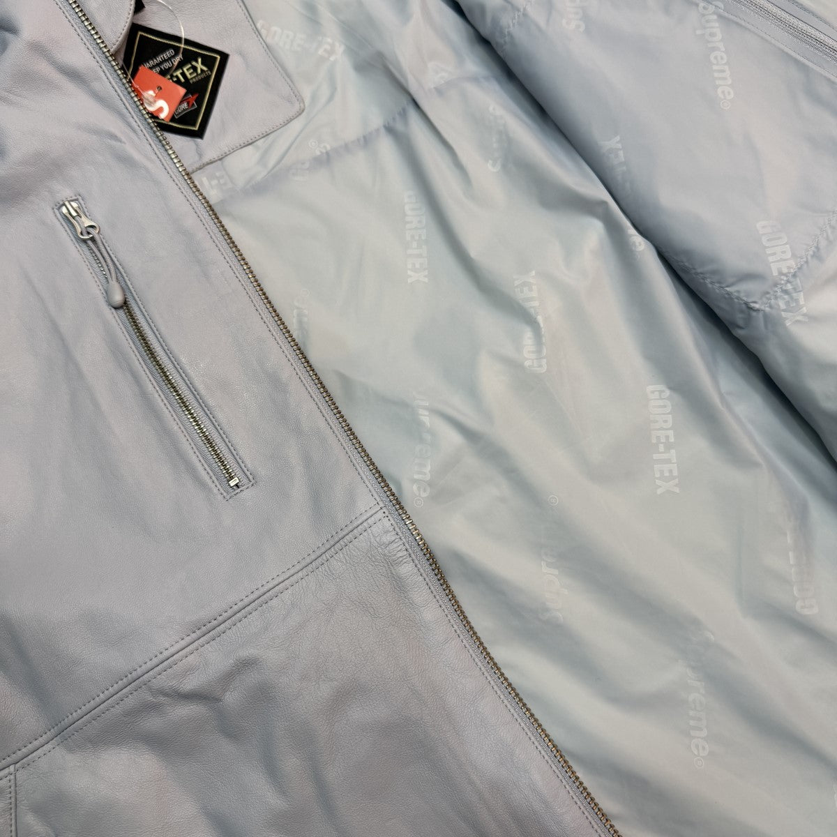 Supreme 22SS/GORE-TEX Leather Jacket／ゴアテックスレザージャケット 古着・中古-5枚目のアイテム画像