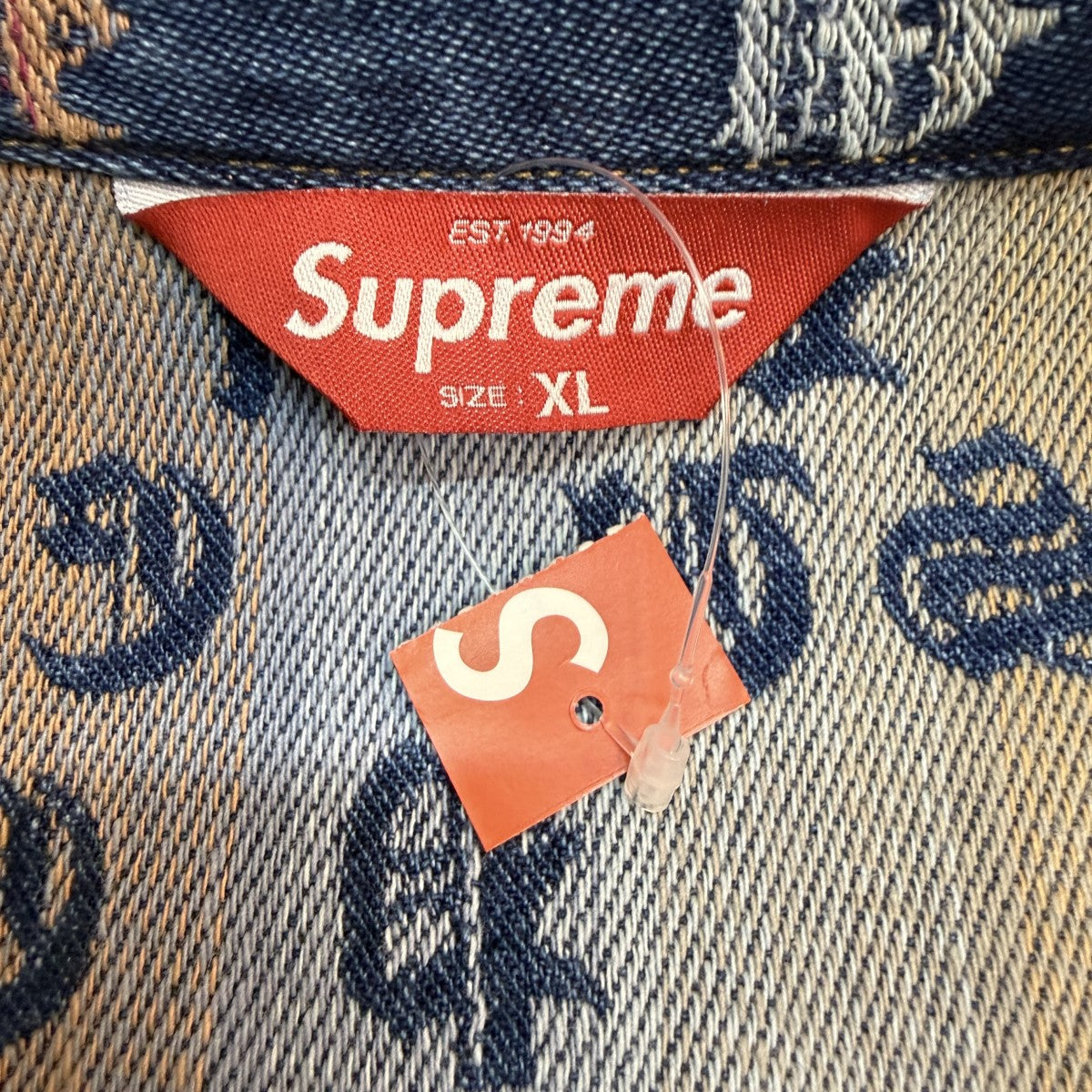 Supreme 22SS/Gradient Jacquard Denim Work Jacket／グラディエントジャカードデニムワークジャケット 古着・中古-6枚目のアイテム画像