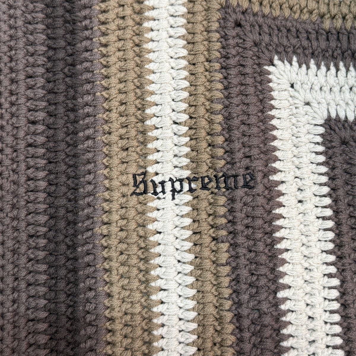 22SS/Hand Crocheted Sweater／手編みセーターニット