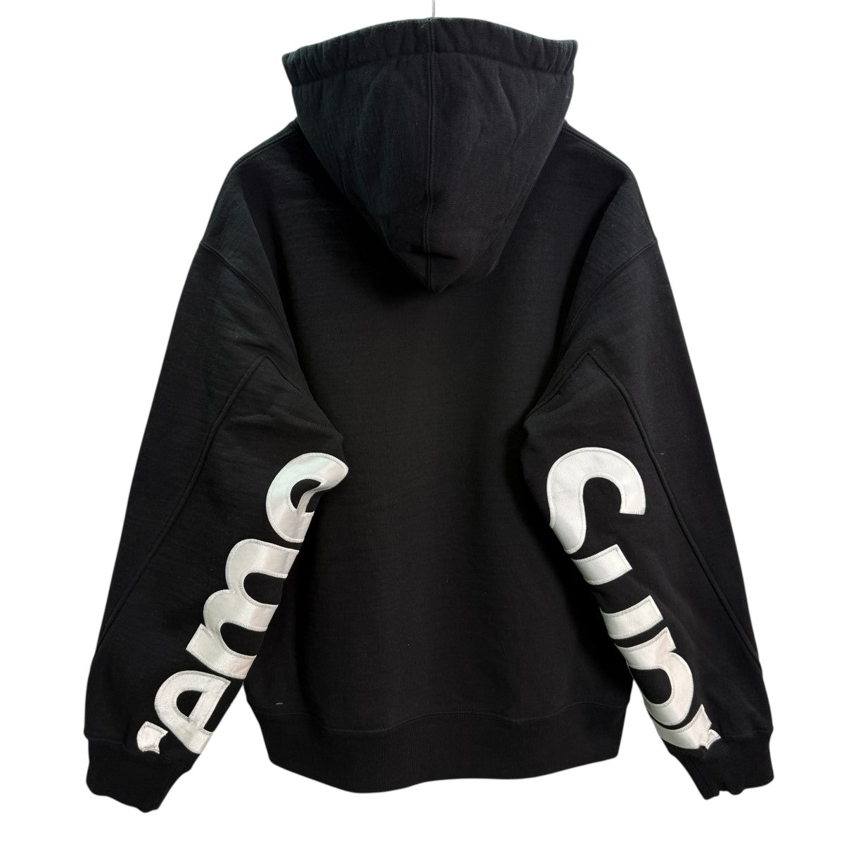 22SS／Cropped Panels Hooded Sweatshirt／ クロップパネルスウェットパーカー
