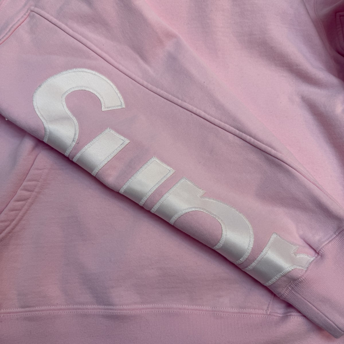 22SS/Cropped Panels Hooded Sweatshirt／ クロップパネルスウェットパーカー