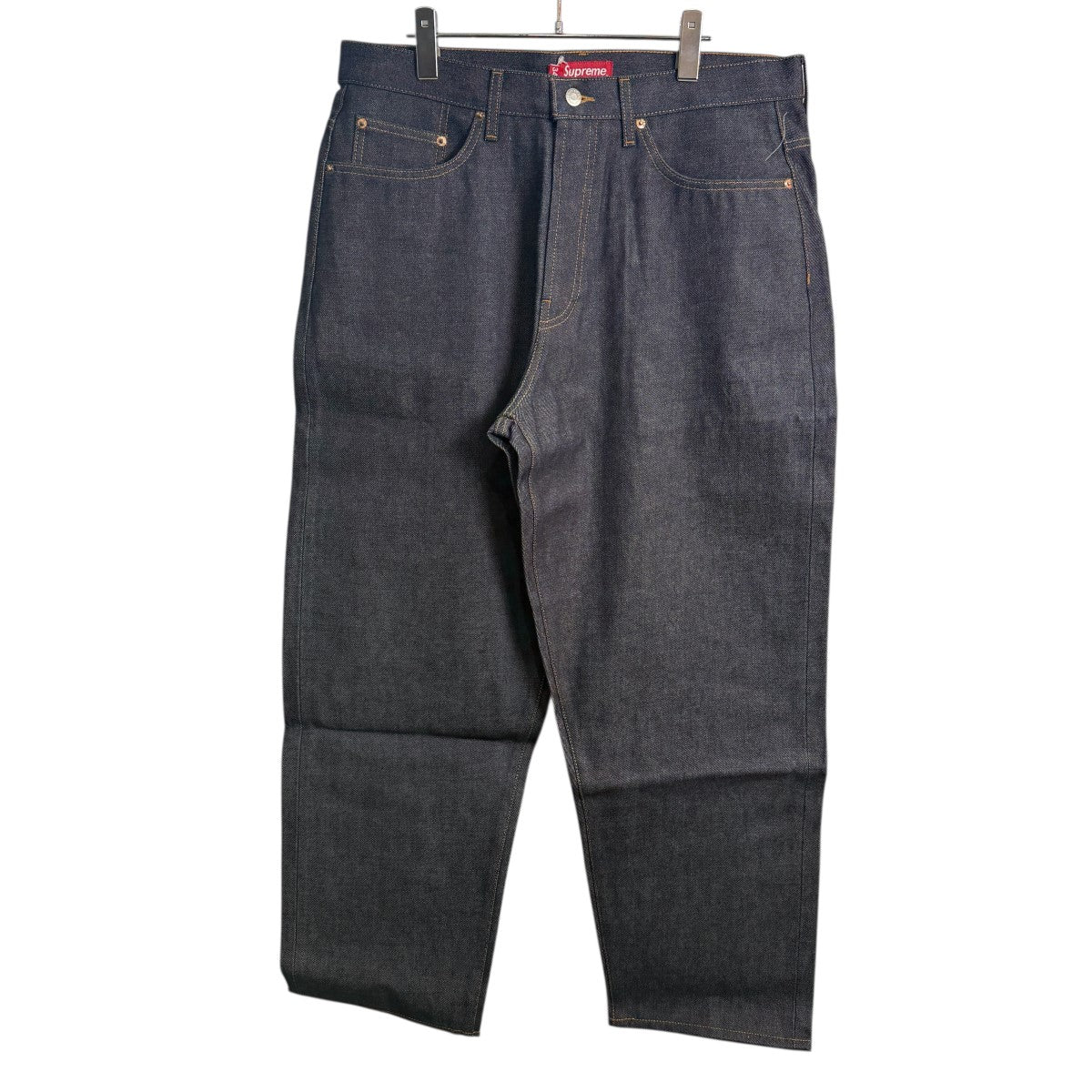 Supreme 22SS/Baggy Jean／バギージーンズ Rigid Indigo 日本製 古着・中古-1枚目のアイテム画像