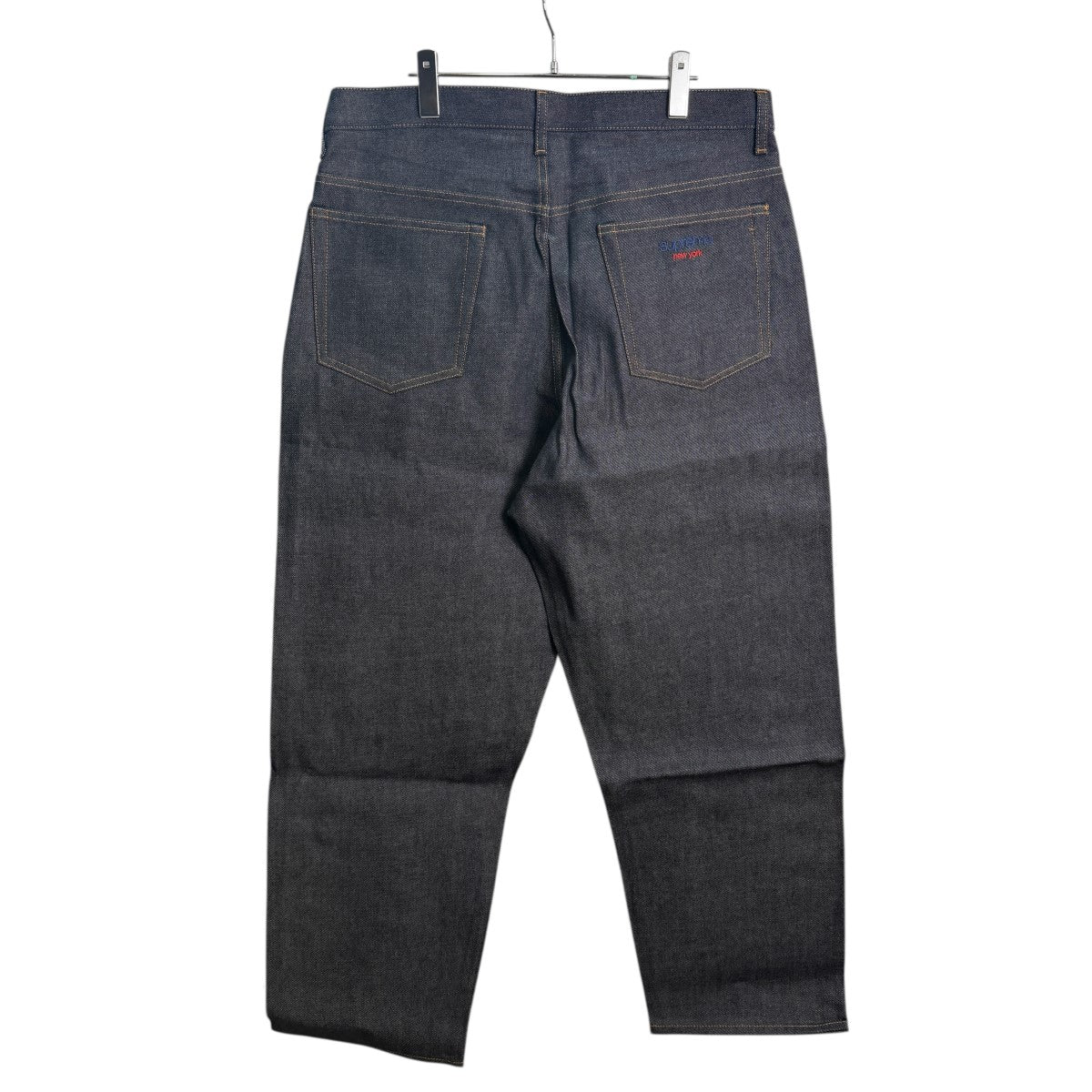 Supreme 22SS/Baggy Jean／バギージーンズ Rigid Indigo 日本製 古着・中古-2枚目のアイテム画像