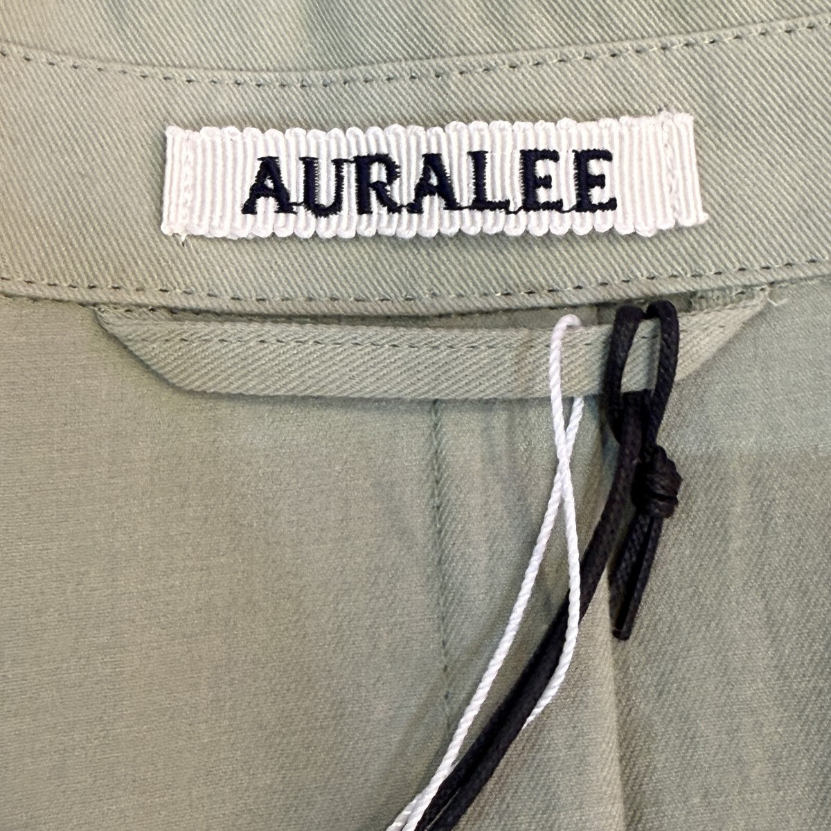 AURALEE 24SS/HARD TWIST COTTON SILK VIYELLA SUIT無地／セットアップスーツA24SJ01KV/A24SP03KV 古着・中古-5枚目のアイテム画像