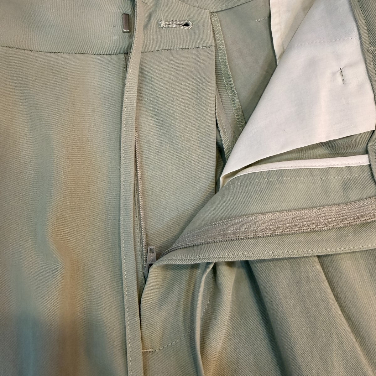 AURALEE 24SS/HARD TWIST COTTON SILK VIYELLA SUIT無地／セットアップスーツA24SJ01KV/A24SP03KV 古着・中古-9枚目のアイテム画像