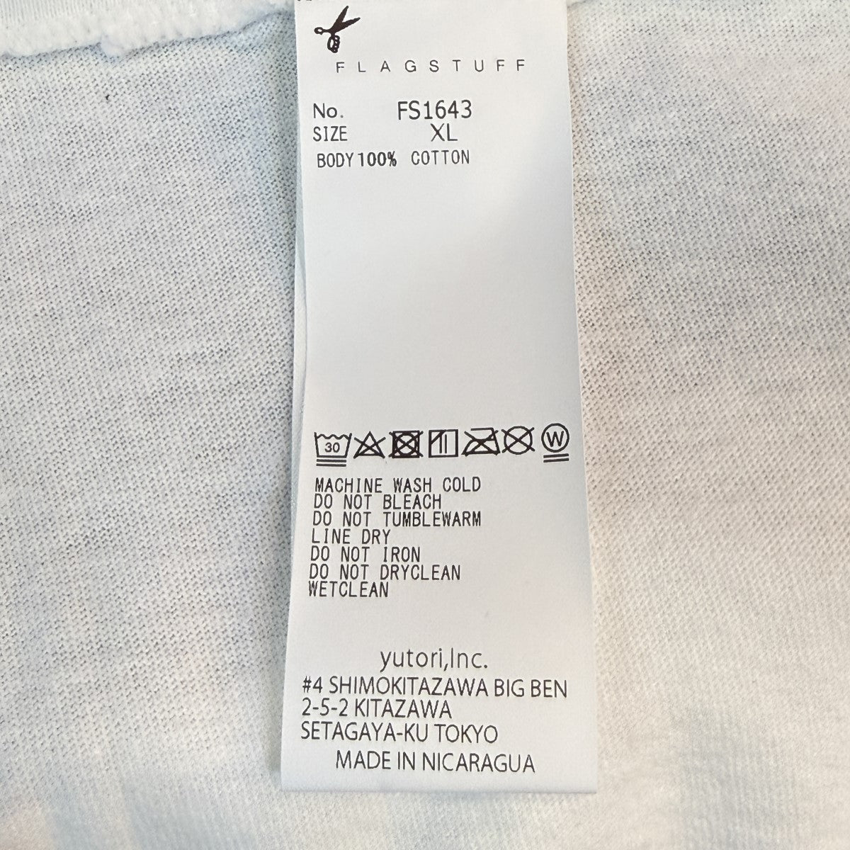 FLAGSTUFF×I's 25AW/10周年記念 I's あのちゃん TEE／TシャツFS1643