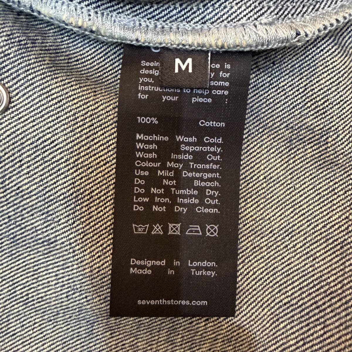 Seventh×BEAMS T 26SS/別注ORB DENIM JACKET／フーディーデニム