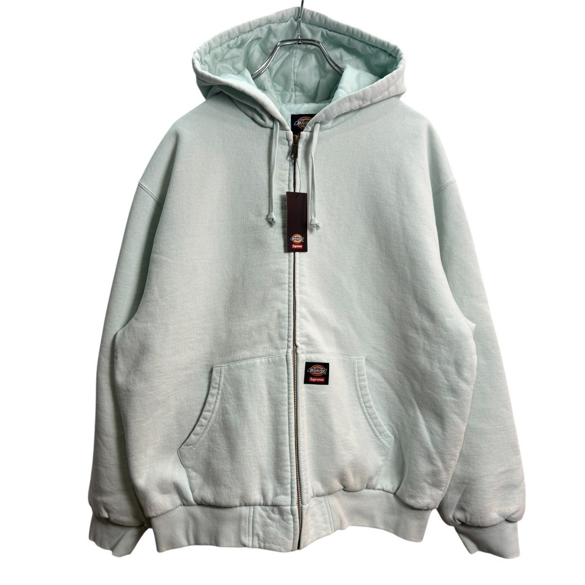 Supreme×Dickies 25AW/Quilted Lined Zip Up Hooded Sweatshirt／キルテッド ラインド ジップ アップ フーディー スウェットシャツ 古着・中古-1枚目のアイテム画像
