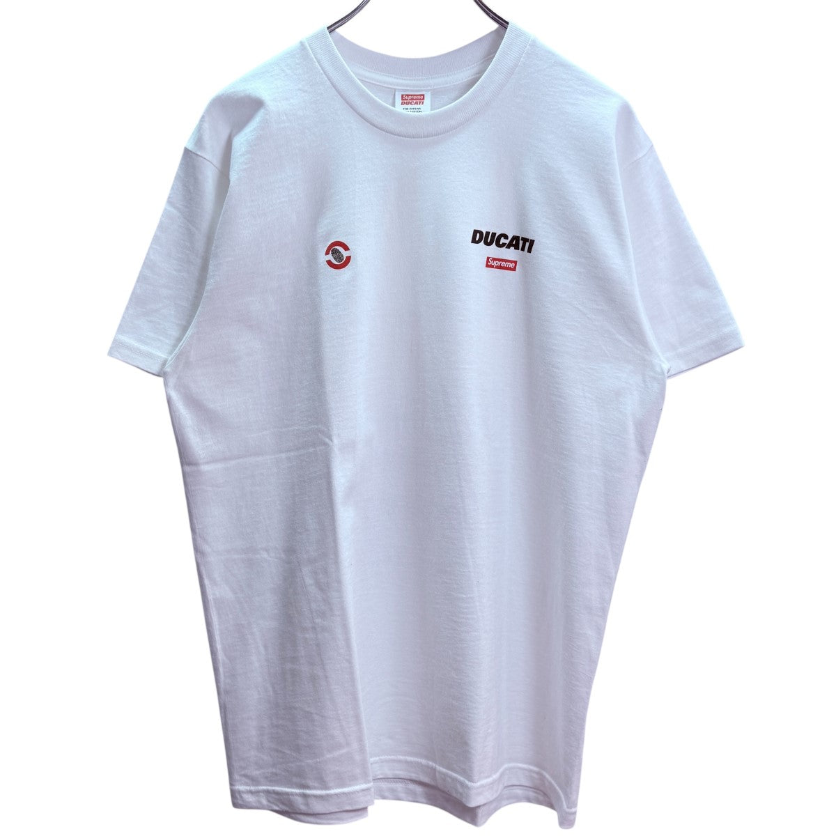 Supreme×Ducati 24SS/Logo Tee／ドゥカティロゴTシャツ ホワイト