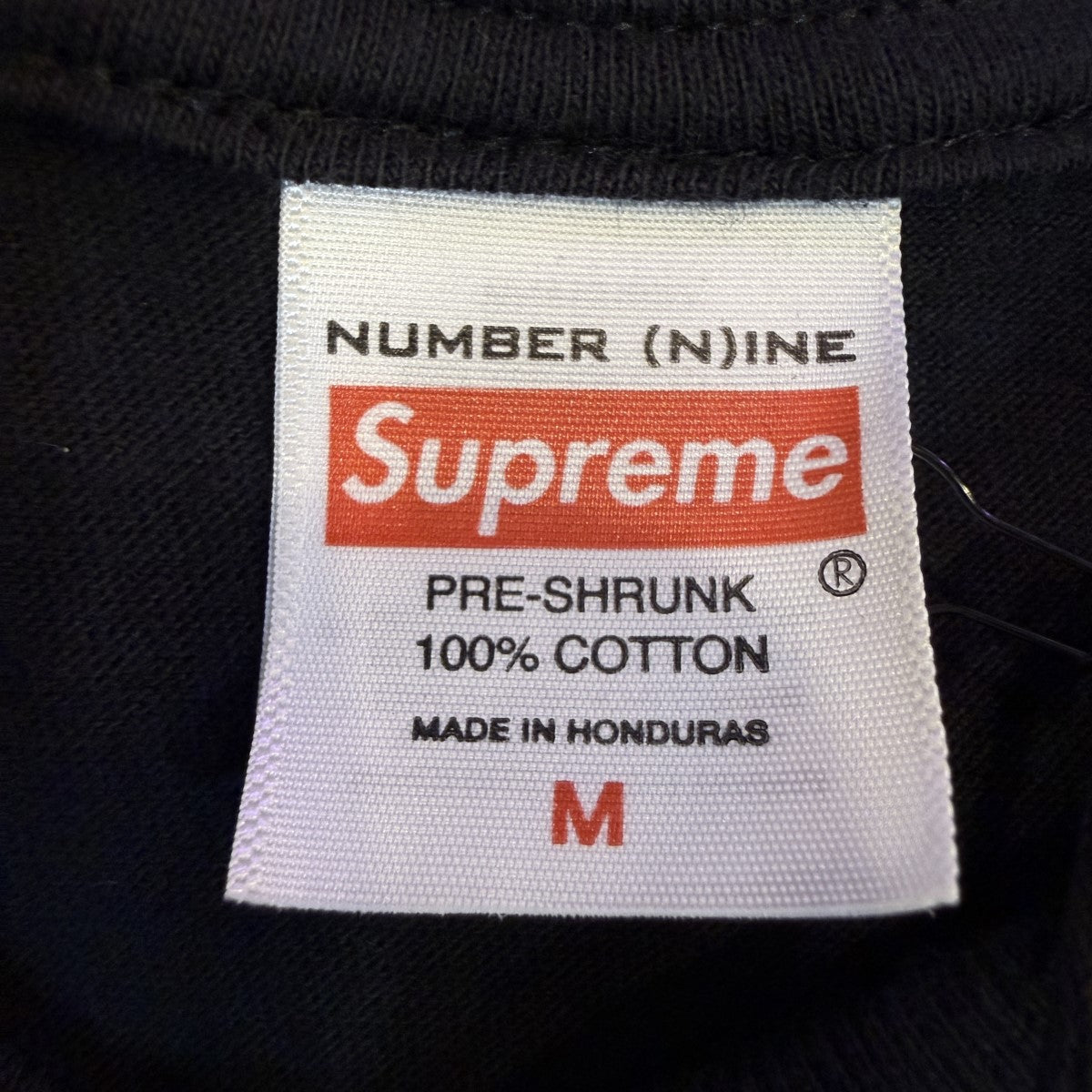 Supreme×NUMBER (N)INE 25AW/Manson Tee／マンソンTシャツ ブラック