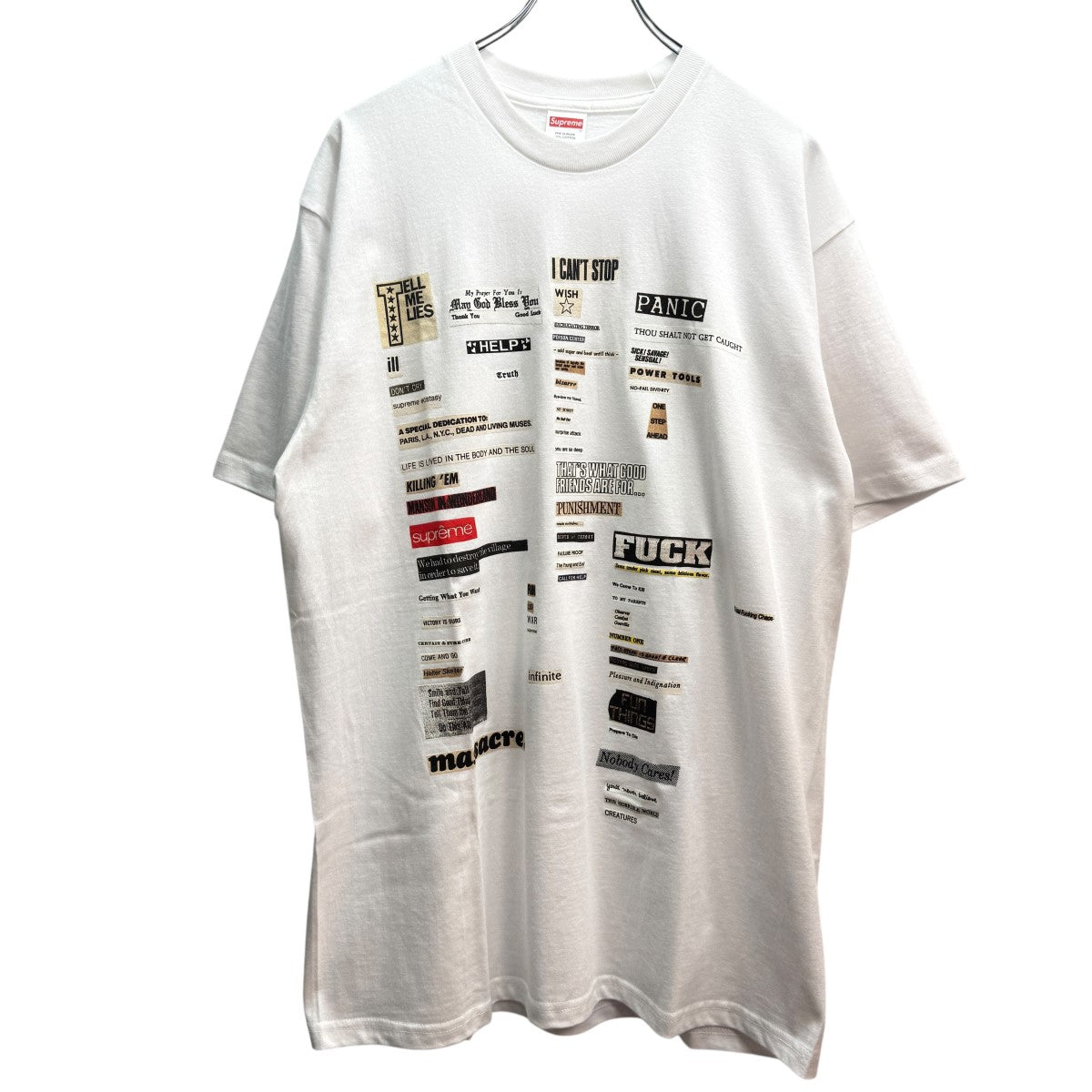 Supreme 18AW/Cutouts Tee／カットアウトTシャツ 古着・中古-1枚目のアイテム画像