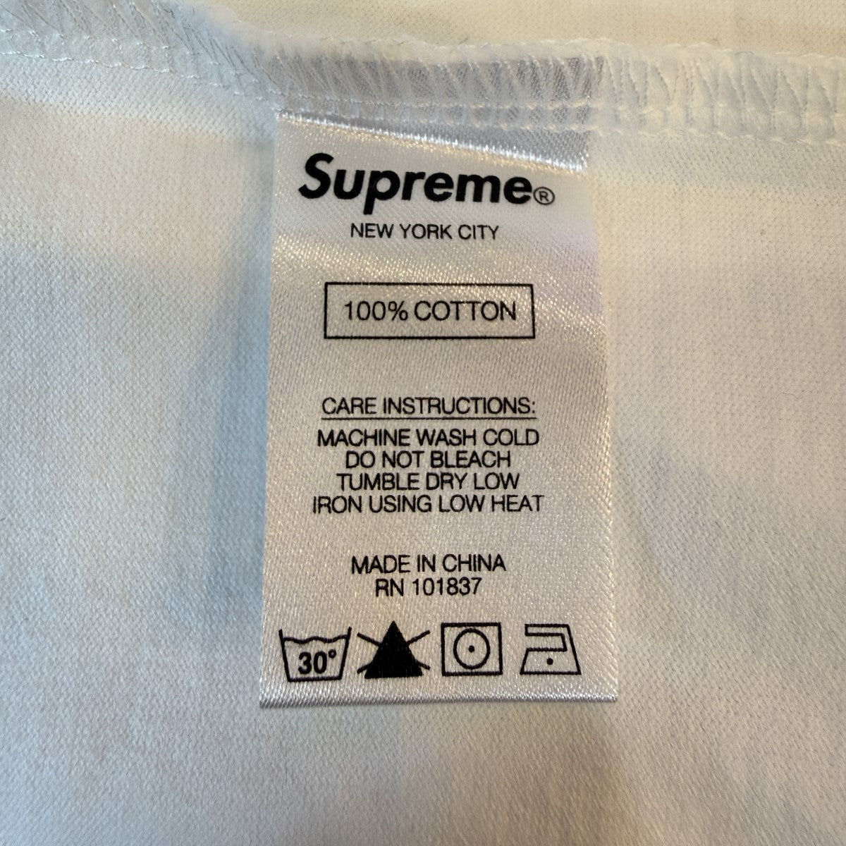 Supreme 20SS/Invert S／S Top／反転プリント半袖カットソー 古着・中古-5枚目のアイテム画像