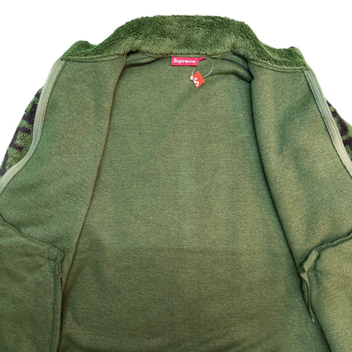 Supreme 25SS/Shoulder Logo Fleece Jacket／ショルダーロゴフリースジャケット 古着・中古-3枚目のアイテム画像