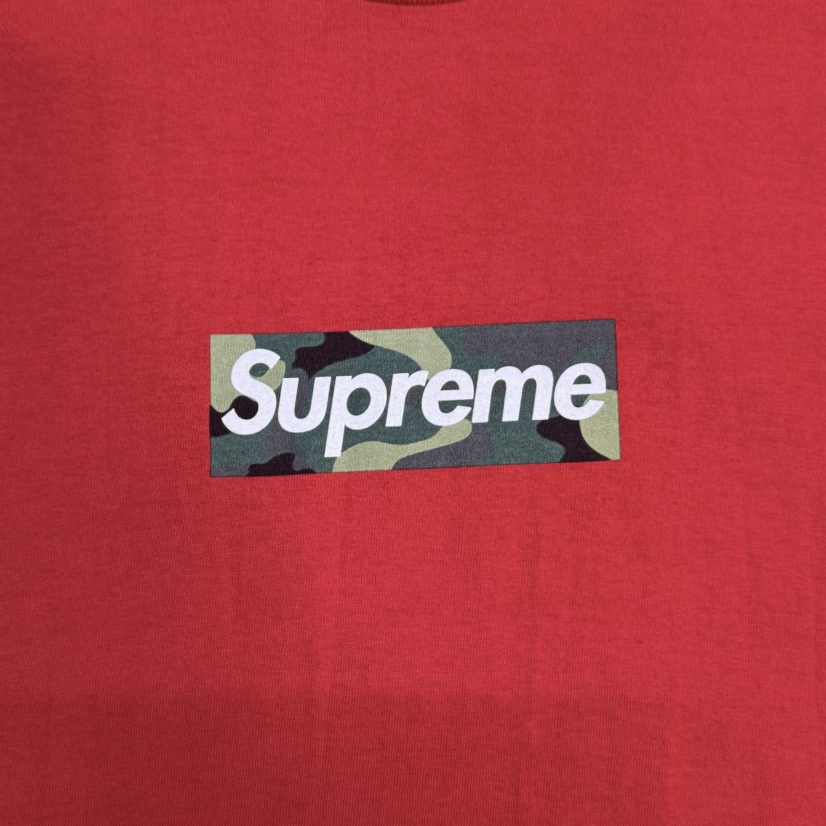 23AW/Box Logo Tee／カモフラボックスロゴTシャツ