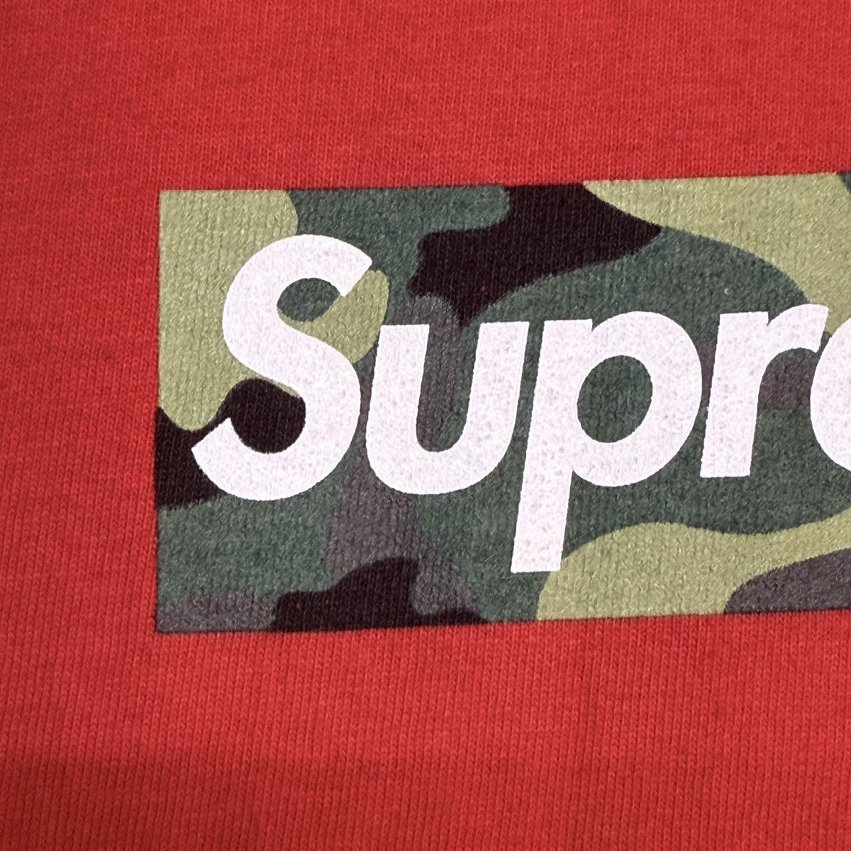 23AW/Box Logo Tee／カモフラボックスロゴTシャツ