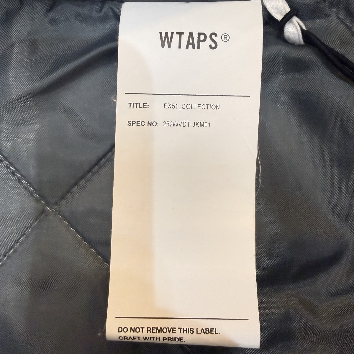 WTAPS 25AW/MICH ／ JACKET ／ COTTON． CNVS／ワークジャケット/252WVDT-JKM01 古着・中古-10枚目のアイテム画像