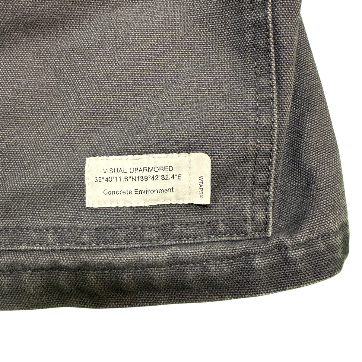 WTAPS 25AW/MICH ／ JACKET ／ COTTON． CNVS／ワークジャケット/252WVDT-JKM01 古着・中古-5枚目のアイテム画像