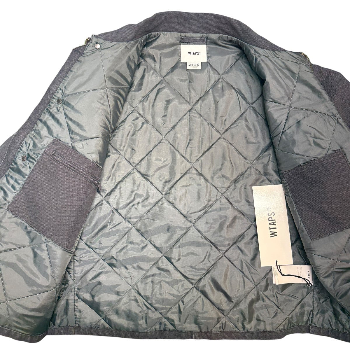 WTAPS 25AW/MICH ／ JACKET ／ COTTON． CNVS／ワークジャケット/252WVDT-JKM01 古着・中古-7枚目のアイテム画像