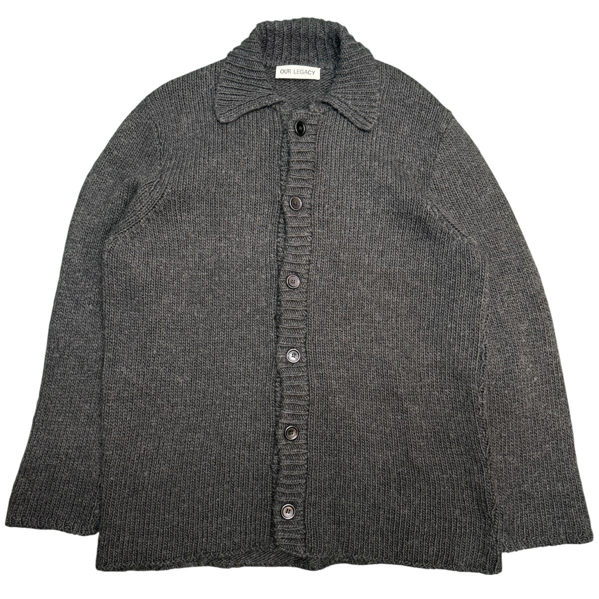 OUR LEGACY 23AW/BIG CARDIGAN／ビッグカーディガンM4233BS 古着・中古-1枚目のアイテム画像