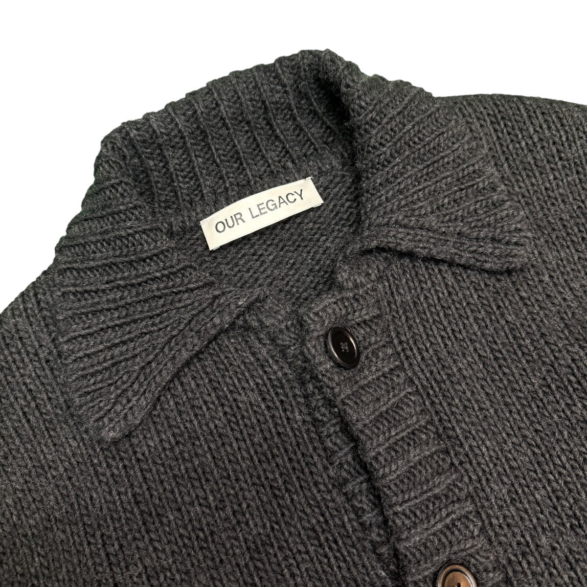 OUR LEGACY 23AW/BIG CARDIGAN／ビッグカーディガンM4233BS 古着・中古-3枚目のアイテム画像