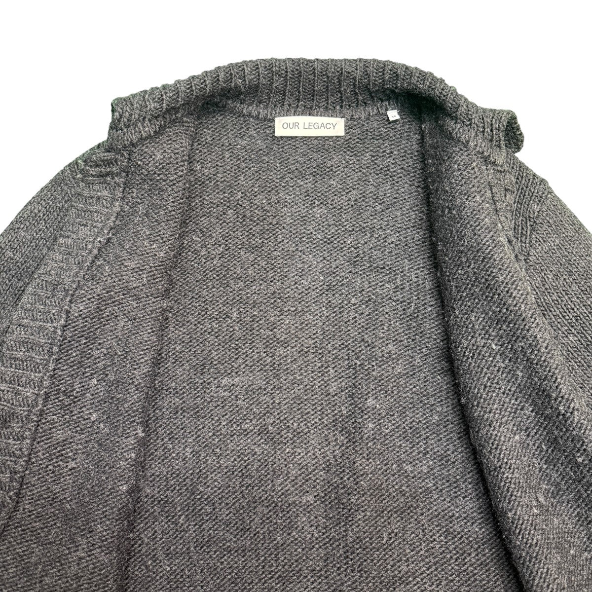 OUR LEGACY 23AW/BIG CARDIGAN／ビッグカーディガンM4233BS 古着・中古-6枚目のアイテム画像