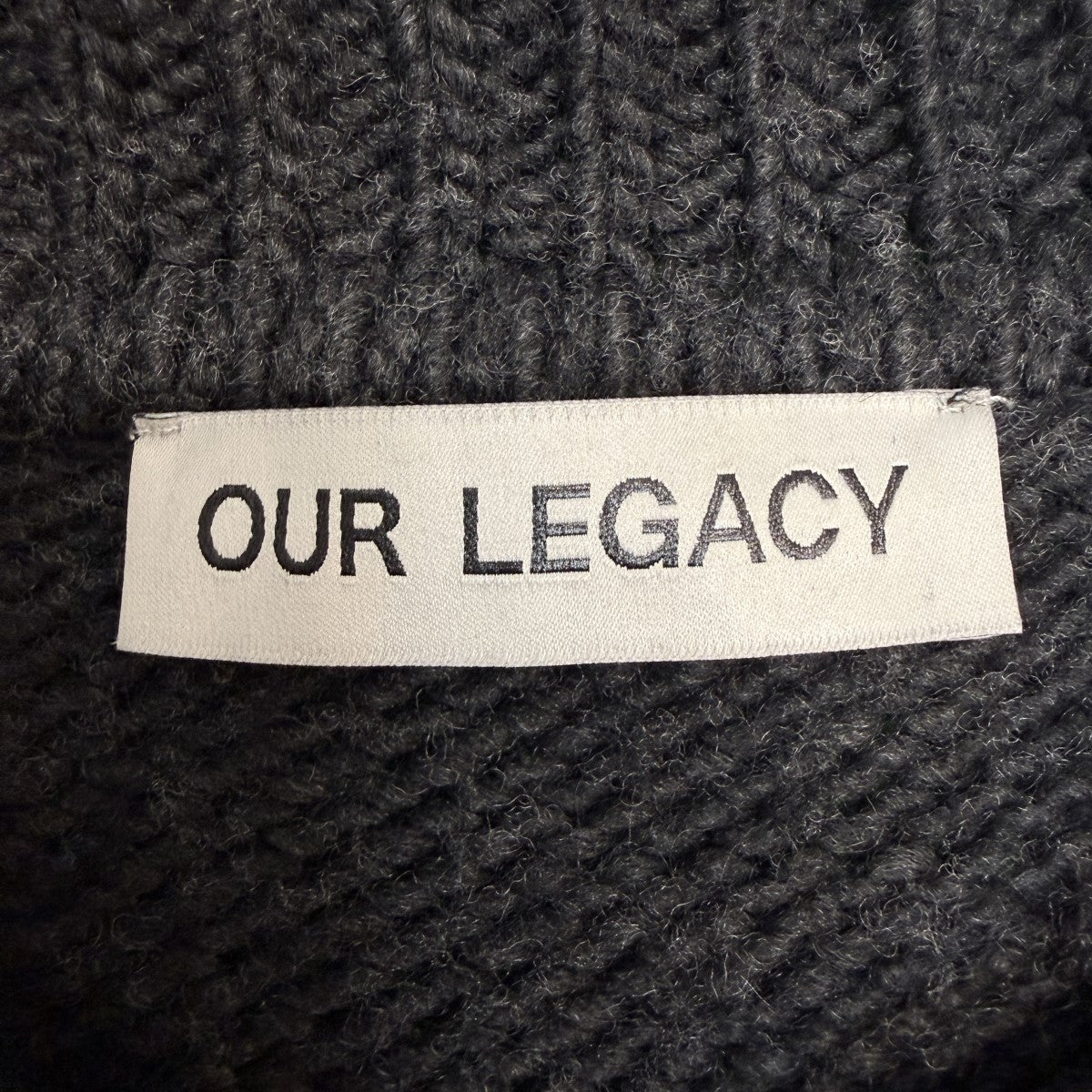 OUR LEGACY 23AW/BIG CARDIGAN／ビッグカーディガンM4233BS 古着・中古-7枚目のアイテム画像