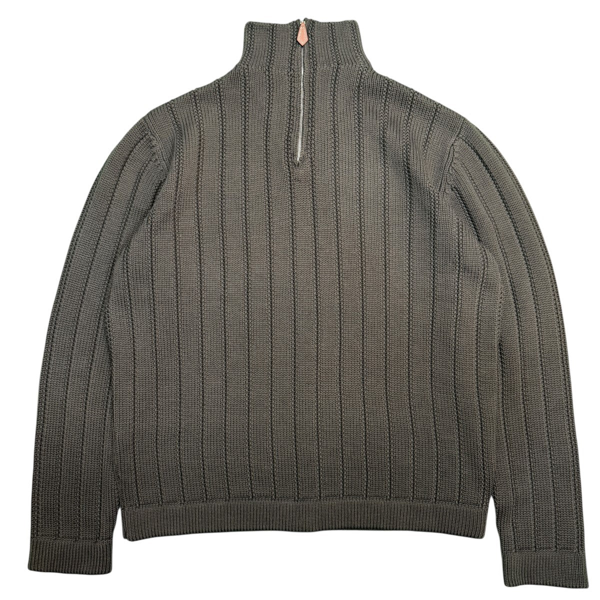 HERMES ハーフジップニット／ニット 古着・中古-1枚目のアイテム画像