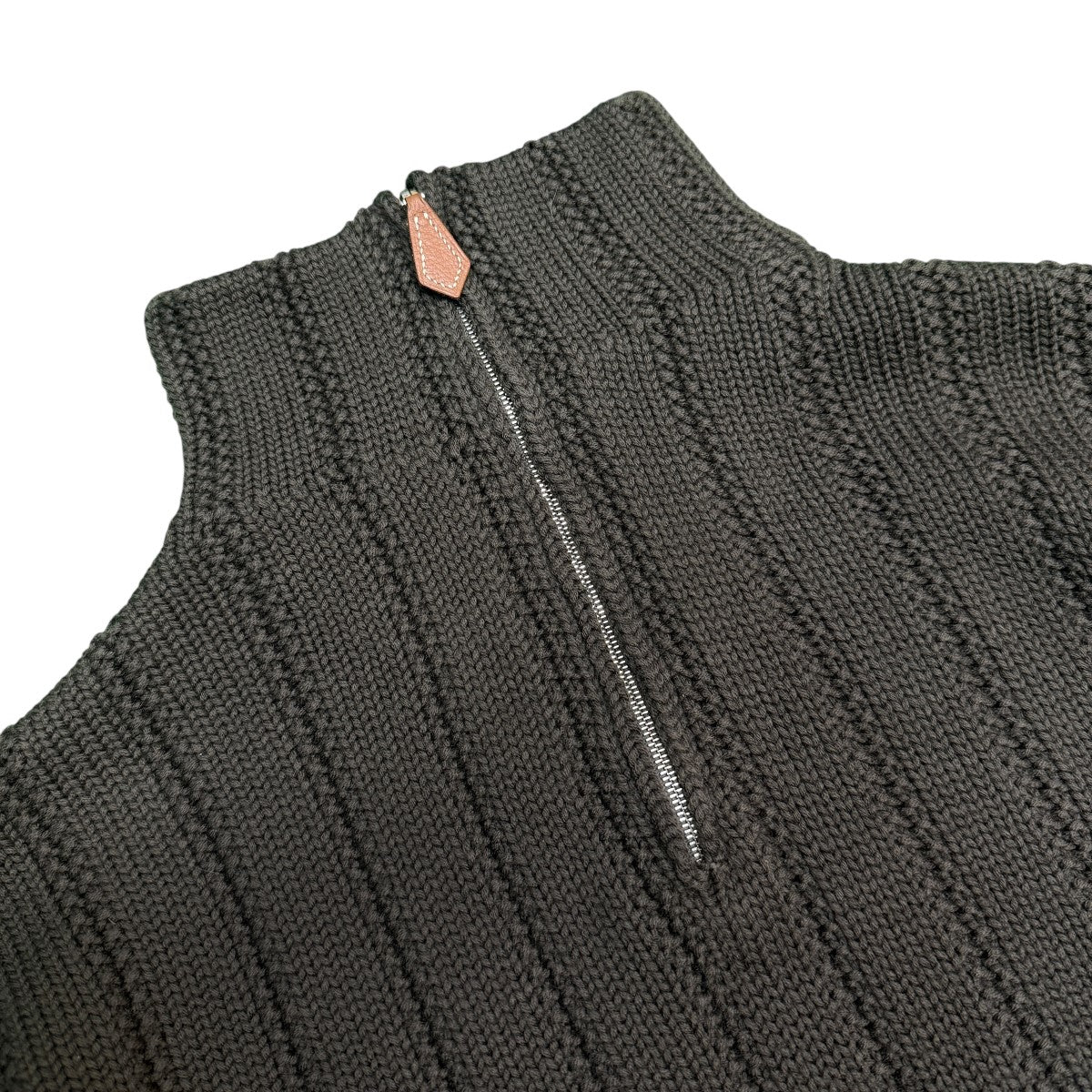 HERMES ハーフジップニット／ニット 古着・中古-3枚目のアイテム画像