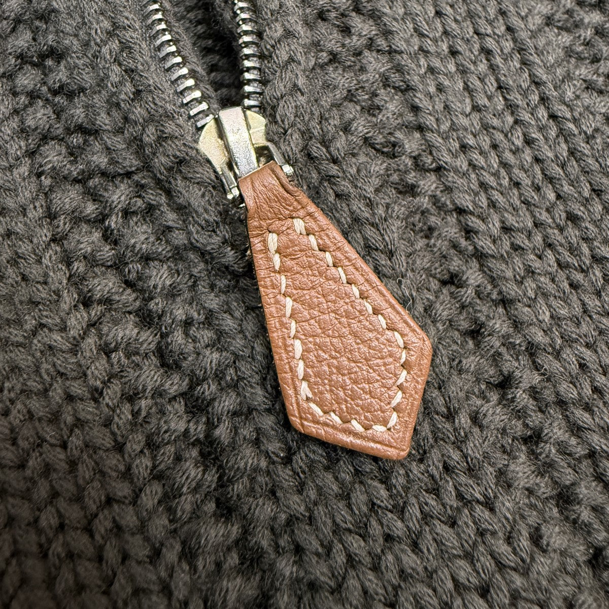 HERMES ハーフジップニット／ニット 古着・中古-5枚目のアイテム画像
