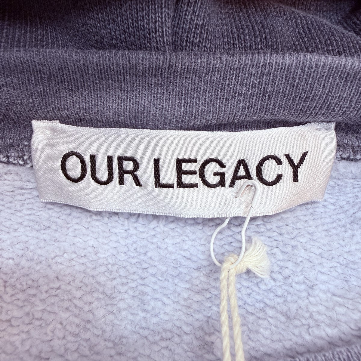 OUR LEGACY(アワーレガシー) 25AW/RELIC HOODIE BLUE 1000 POINTS