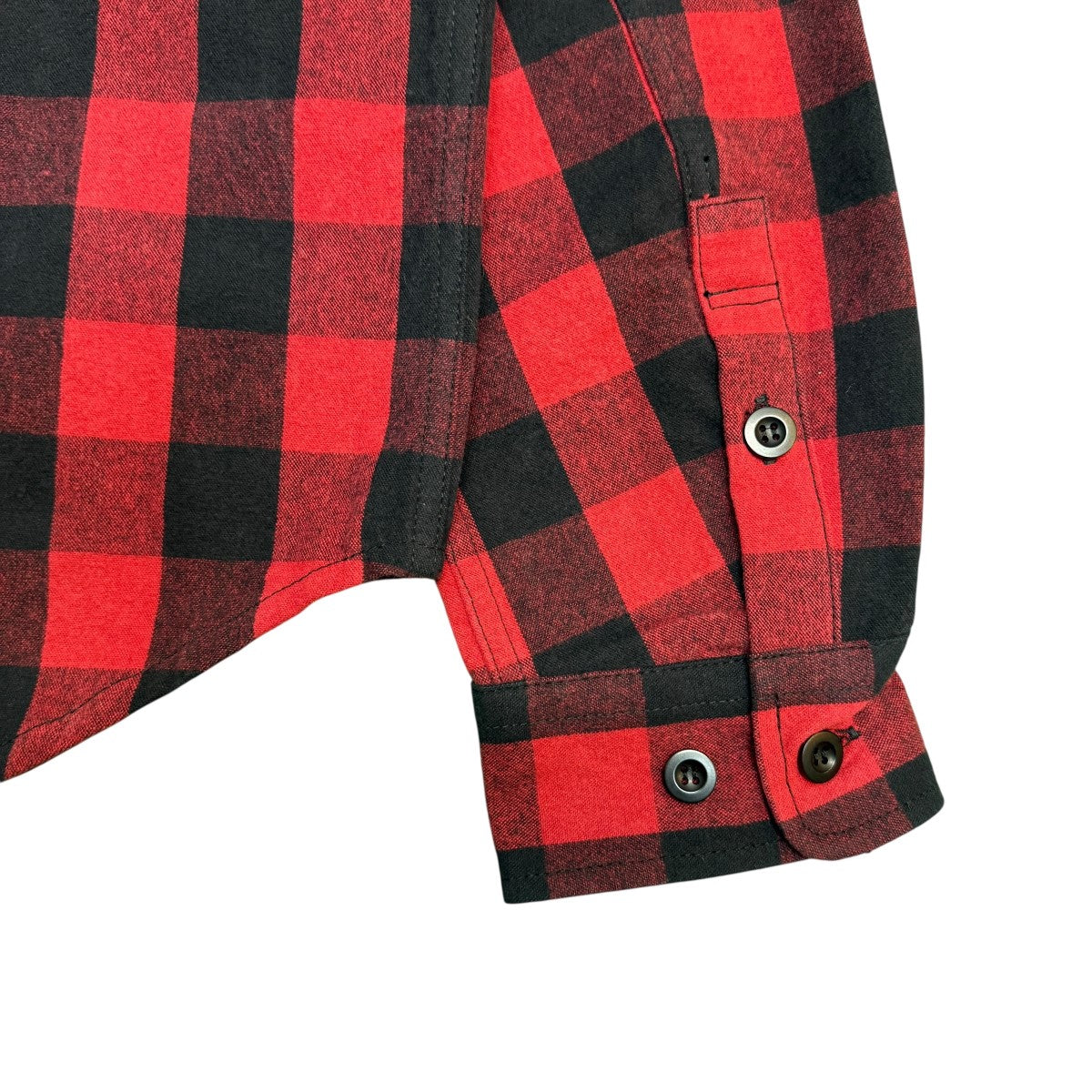JUNYA WATANABE MAN 25AW/Flannel Shirtチェック／フランネルチェックシャツ/WP-B007 古着・中古-4枚目のアイテム画像