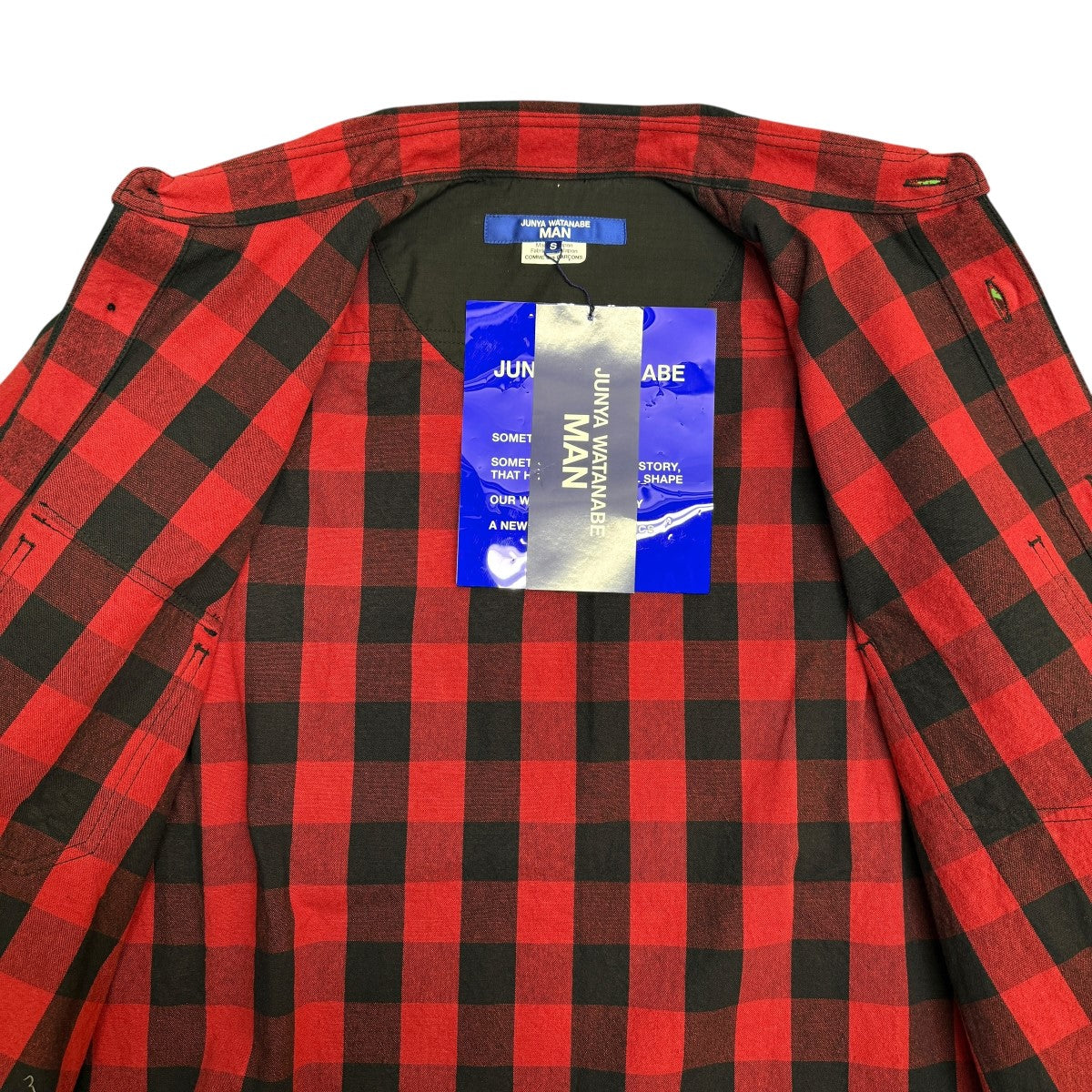 JUNYA WATANABE MAN 25AW/Flannel Shirtチェック／フランネルチェックシャツ/WP-B007 古着・中古-5枚目のアイテム画像