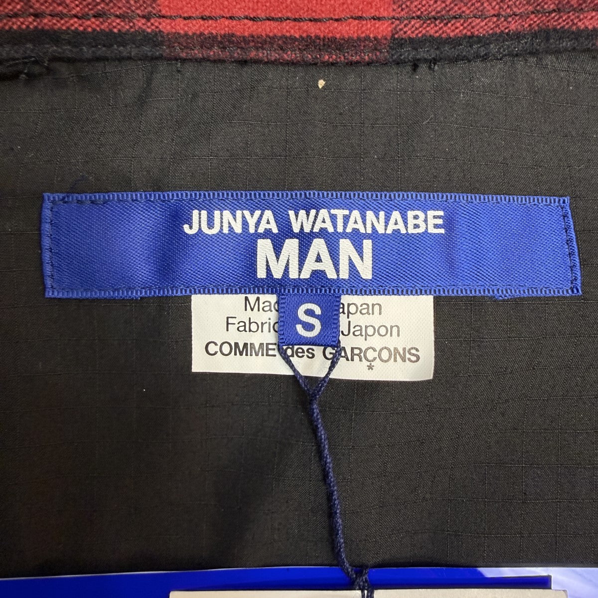 JUNYA WATANABE MAN 25AW/Flannel Shirtチェック／フランネルチェックシャツ/WP-B007 古着・中古-7枚目のアイテム画像