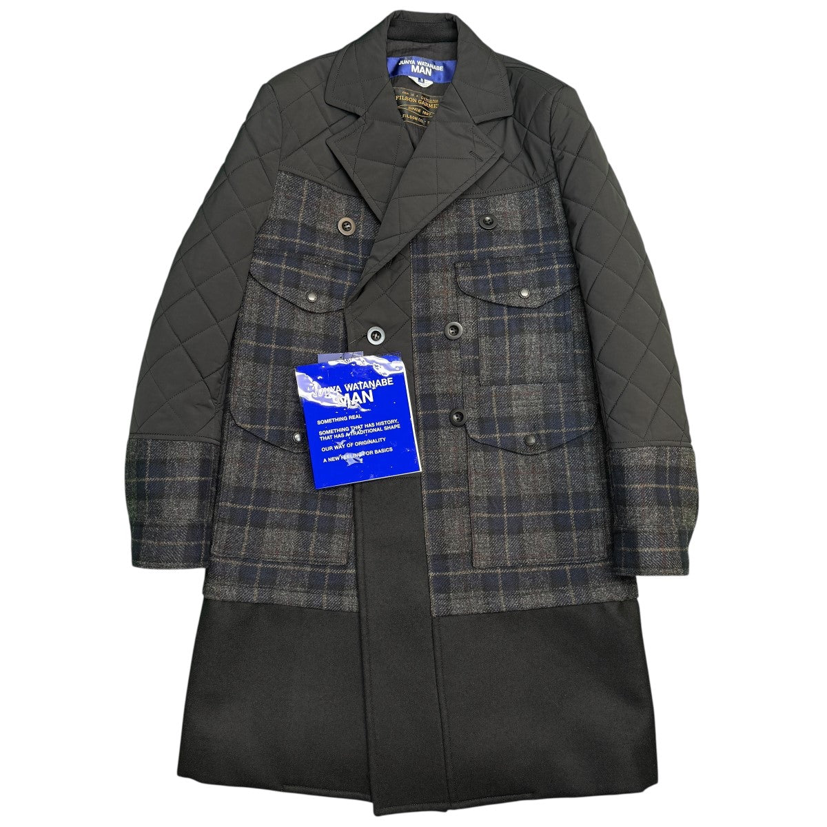 JUNYA WATANABE MAN×FILSON 25AW/キルティングコート／フィルソンコラボコートWP-C001-051 古着・中古-1枚目のアイテム画像
