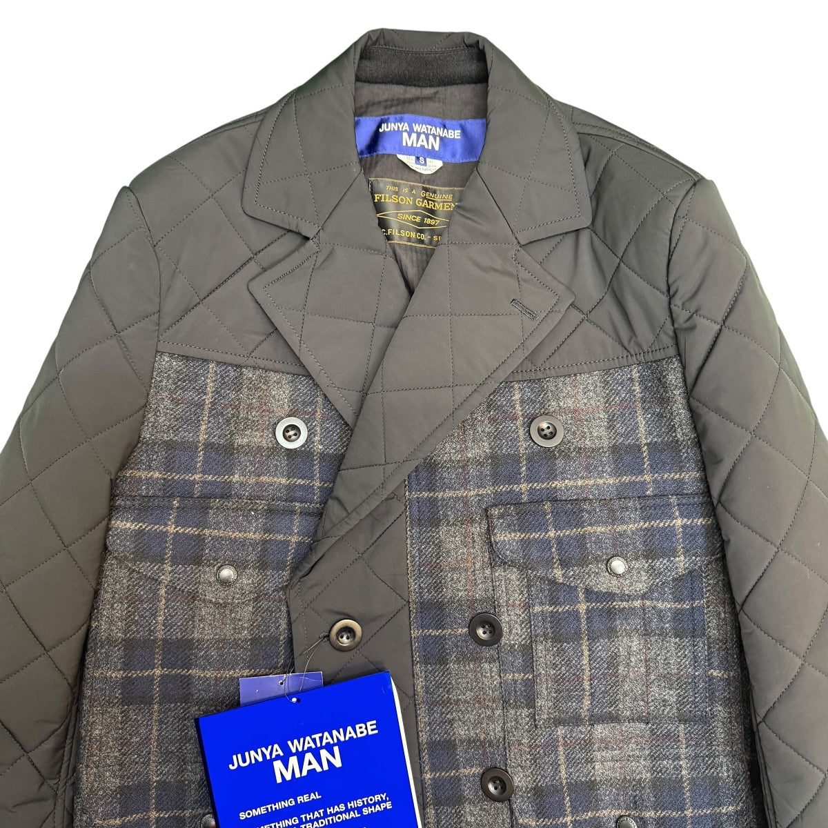 JUNYA WATANABE MAN×FILSON 25AW/キルティングコート／フィルソンコラボコートWP-C001-051 古着・中古-3枚目のアイテム画像