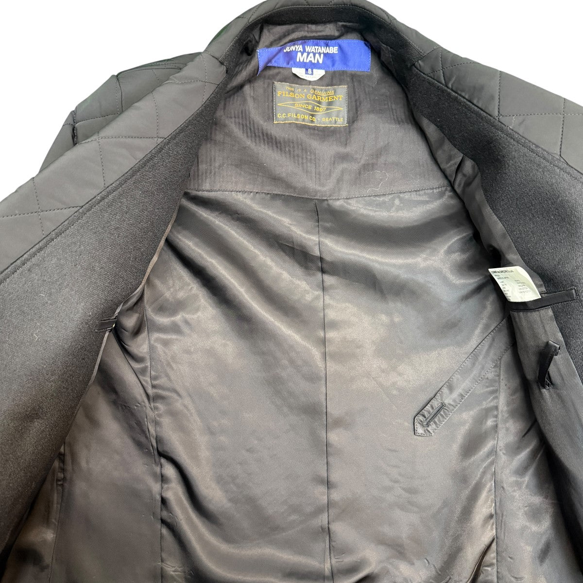 JUNYA WATANABE MAN×FILSON 25AW/キルティングコート／フィルソンコラボコートWP-C001-051 古着・中古-6枚目のアイテム画像