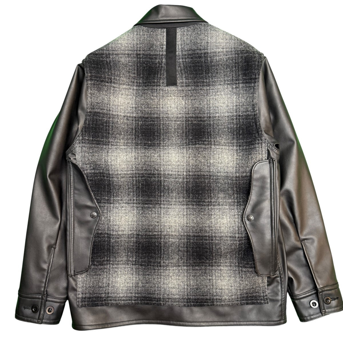 JUNYA WATANABE MAN×FILSON 25AW/合成皮革ドッキングジャケット／フィルソンコラボジャケット/WP-J020-051 古着・中古-2枚目のアイテム画像