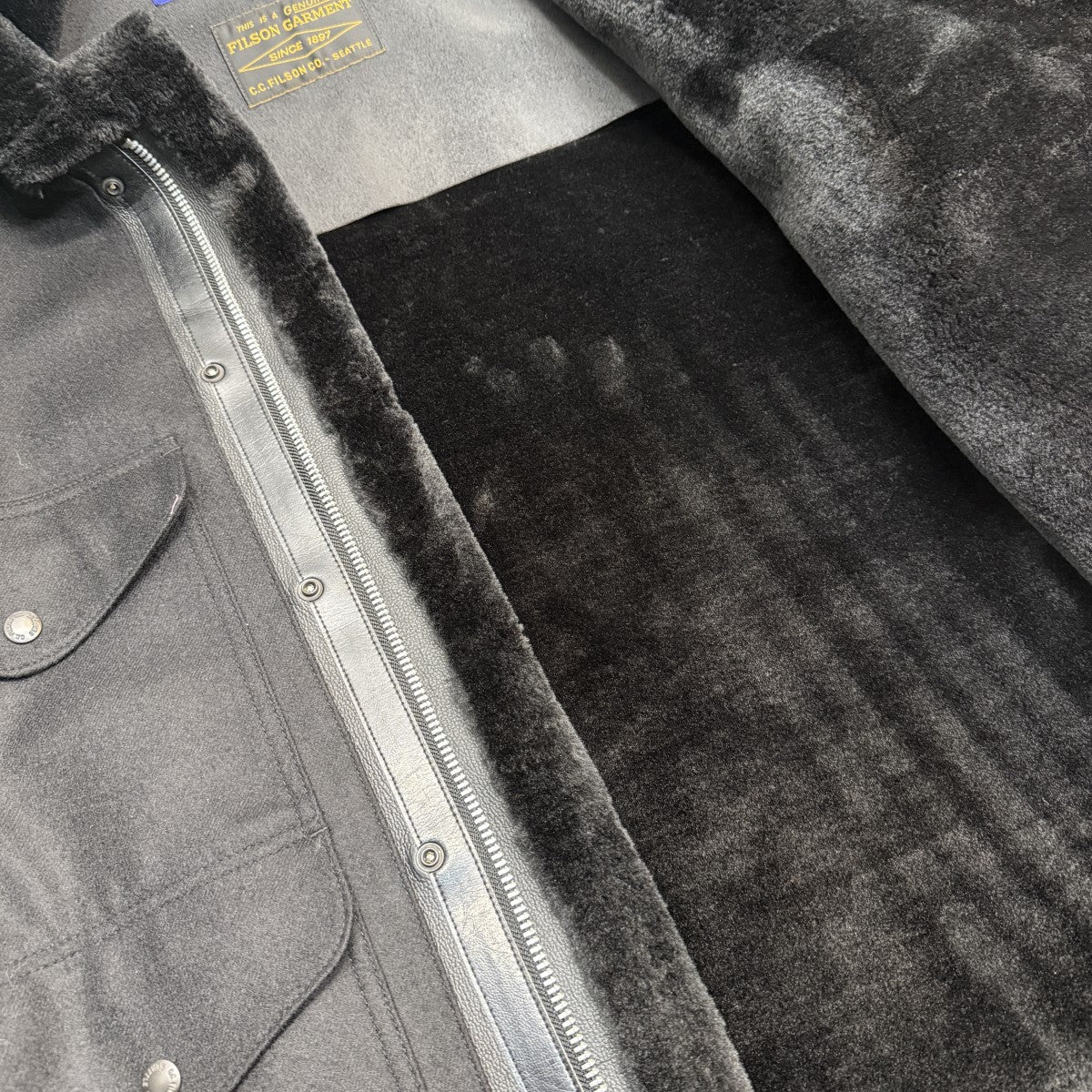 JUNYA WATANABE MAN×FILSON 25AW/Faux Fur Trimmed Coat／フィルソンコラボフェイクファーコート/WP-C009-051 古着・中古-6枚目のアイテム画像
