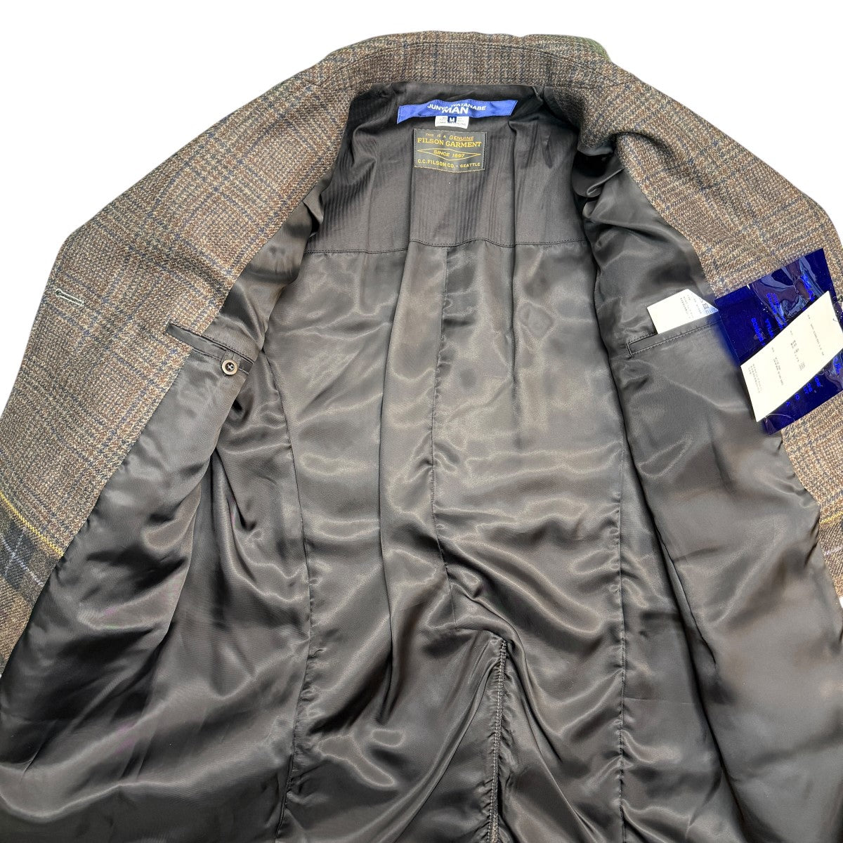 JUNYA WATANABE MAN×FILSON 25AW/パッチワークコート／フィルソンコラボドッキングコートWP-C005 古着・中古-6枚目のアイテム画像